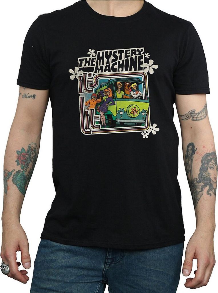 Scooby Doo - T-Shirt für Herren BI1706 (XL) (Schwarz)