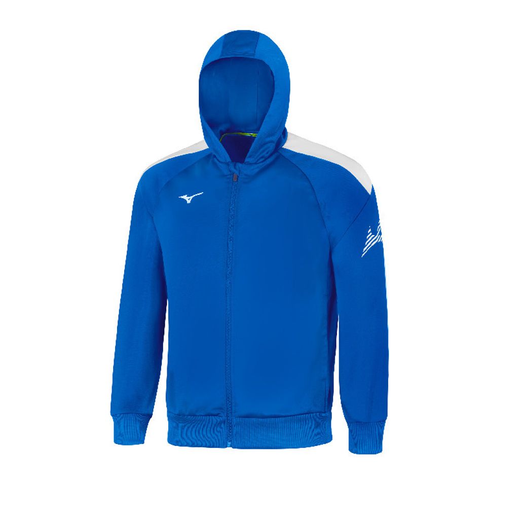 Mizuno Herren Team Mznrb Zip Hoodie - 32ECB555, Farbe:Blau, Textil:XL