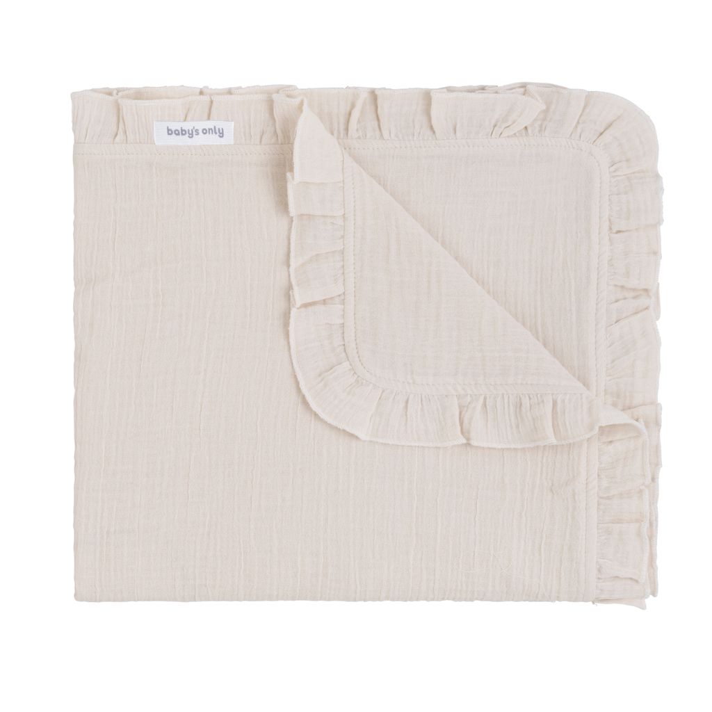 Baby's Only Gitterbettdecke Calm - Warm Linen - 100x135 cm
