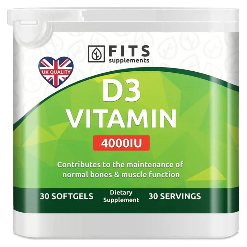 Vitamin D3 4000 IE, 30 Weichkapseln