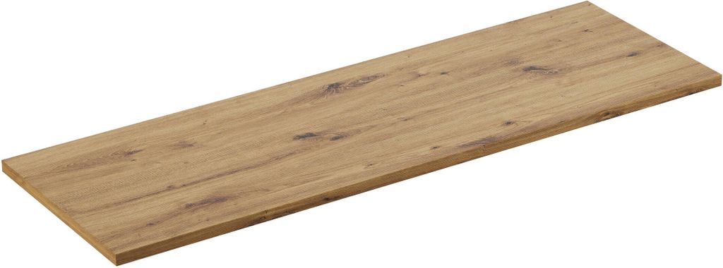 Badezimmer-Waschtischplatte Eiche Artisan 140 Cm Mdf Für Waschbeckenunterschränke