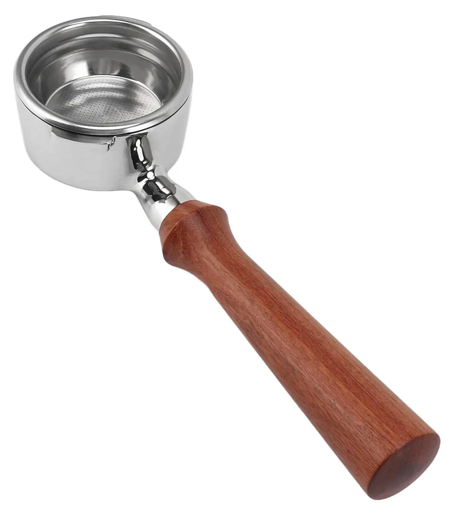 Porte-filtre 58 mm sans fond pour Gaggia : Espresso Parfait en Inox
