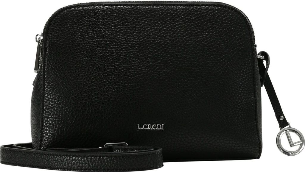 L.CREDI Umhängetasche Franka Crossbody Bag Black schwarz