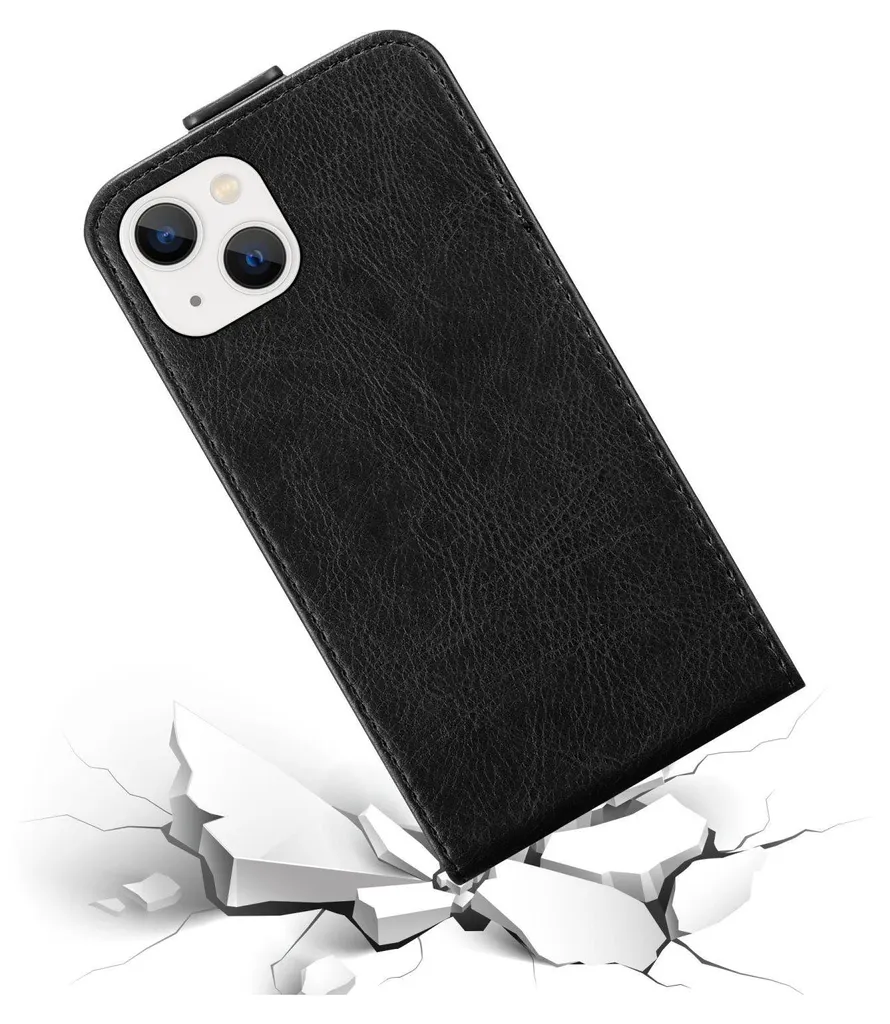 Custodia Flip iPhone 14 PLUS Cadorabo: Robusta Similpelle e Chiusura Safe - 5