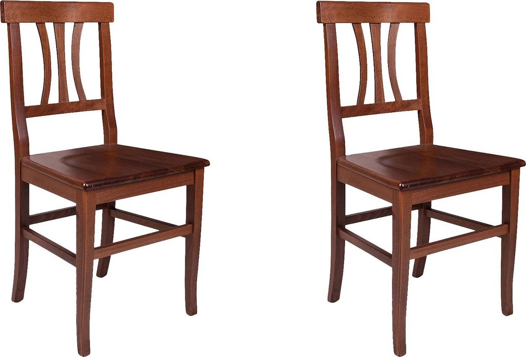 2er Set Wohnzimmer- oder Küchenstühle, Landhausstil, Buche Produktbild 