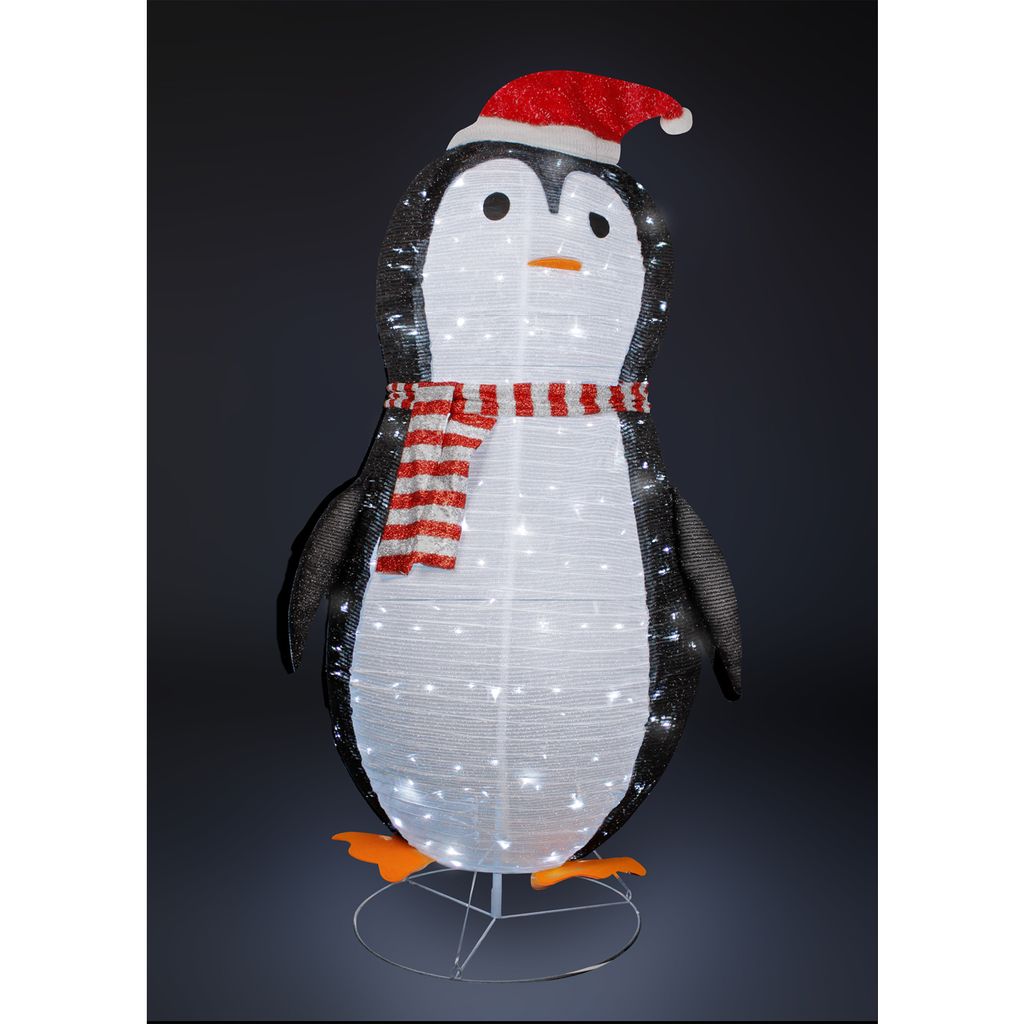 XXL LED Pinguin / Weihnachtsmann 180CM 200