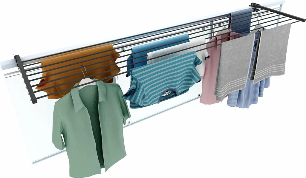 Support de balcon pliable anthracite robuste et discret gain de place - 3