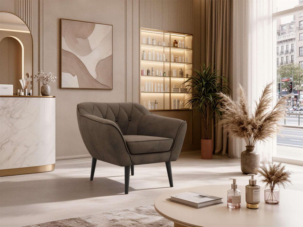 MKS MEBLE Sofa PIRS 1 Skandinavischer Stil  1-Sitzer,  Produktbild 