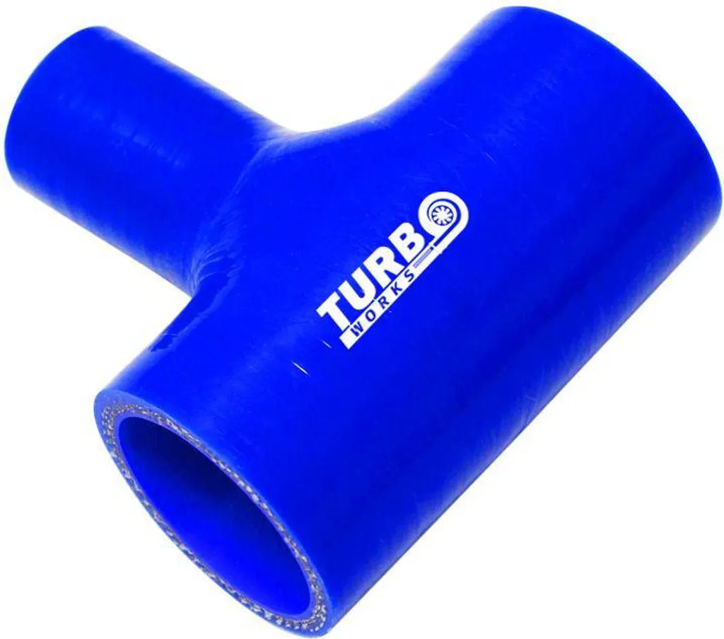 Raccord T-Piece Aluminium Bleu 77-32 mm TurboWorks haute résistance