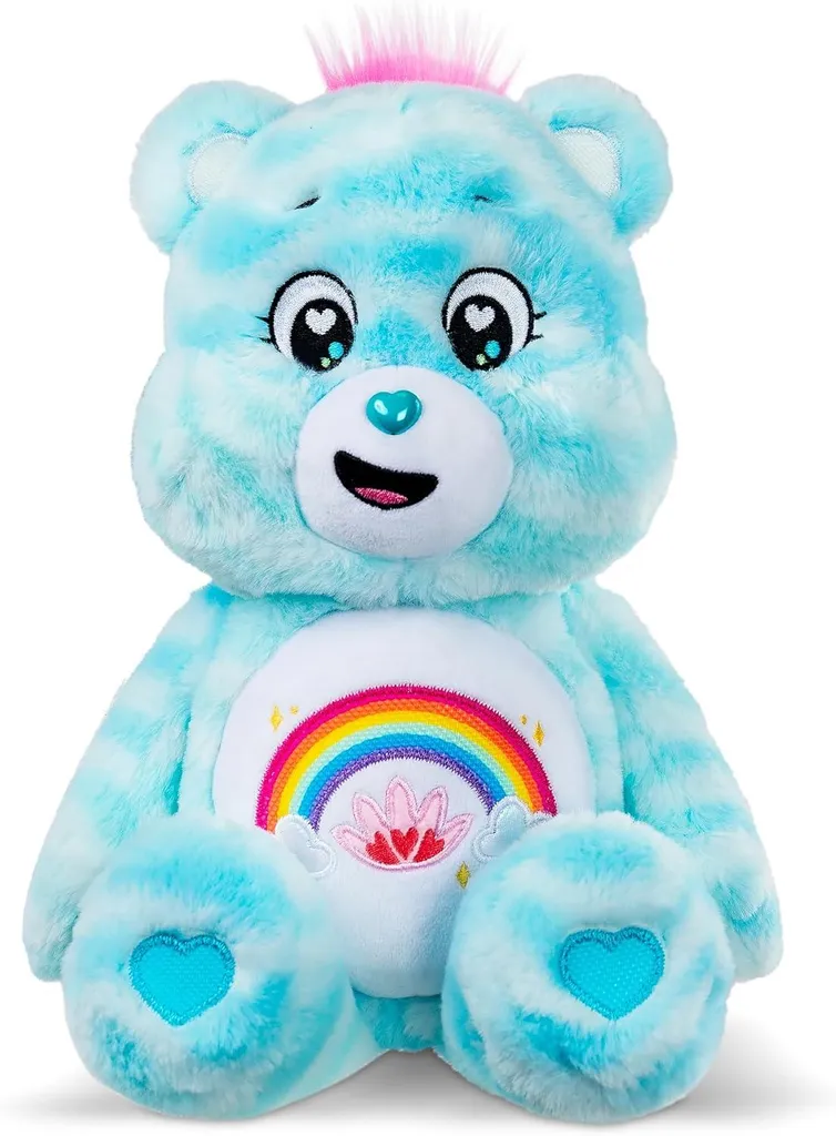Doudou Ours en peluche Care Bears pour enfant, jouet doux et écologique