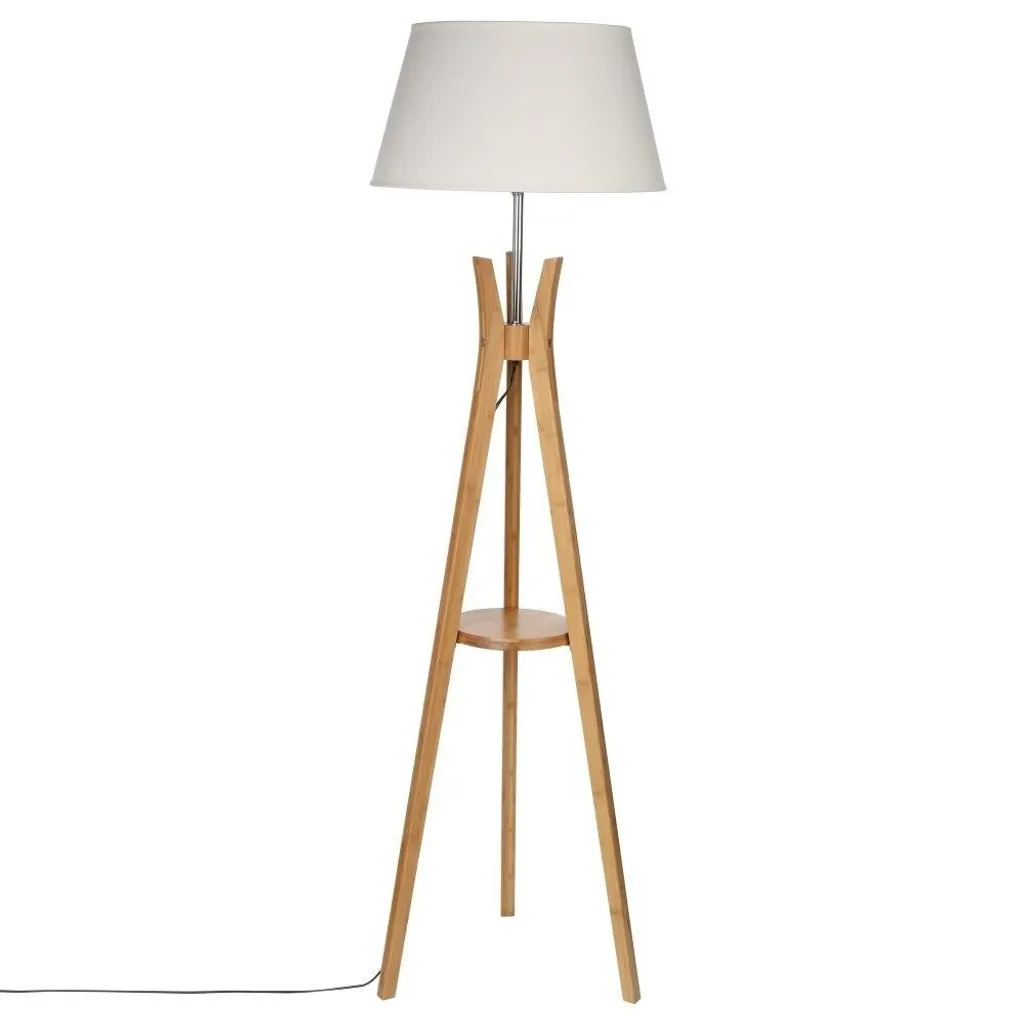 Lampadaire Atmosphera noir en métal 150 cm pour un salon au style chic