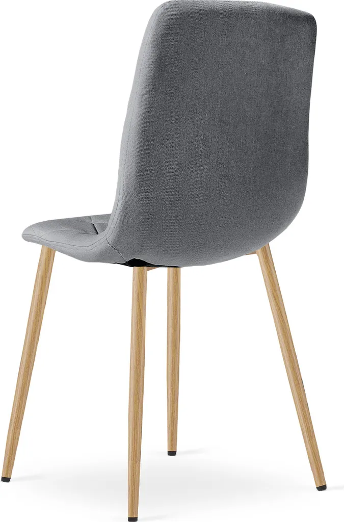 Sedie LIBRA Grigio Scuro: Set 3 Sedute in Legno per Living Moderno - 6