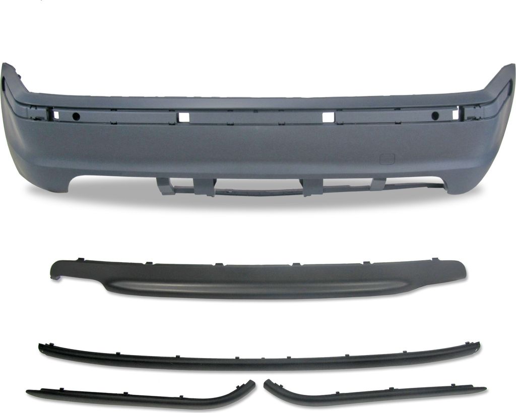 Heck Stoßstange Schürze Hinten Spoiler Sport Look für BMW 3er E46 Limo 1998-05