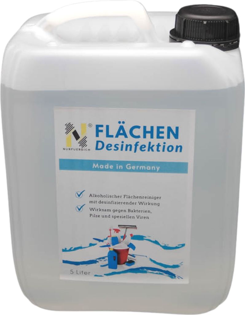 NURFUERDICH 5 Liter Desinfektionsmittel Schnelldesinfektion Produktbild 