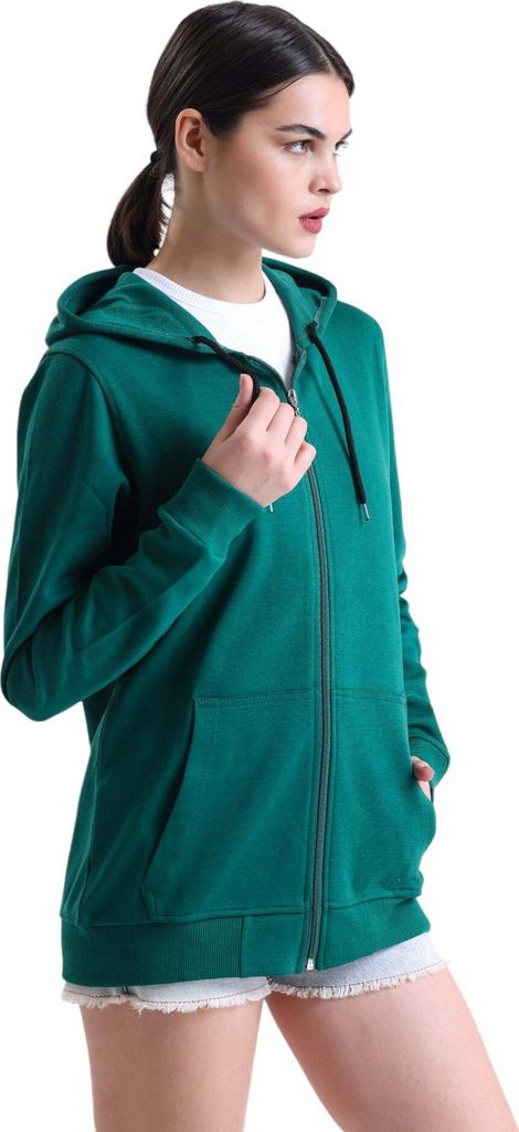 Sweatshirt Hoodies mit Zipper Royyen 3071 Kapuzze – DUNKEL Produktbild 