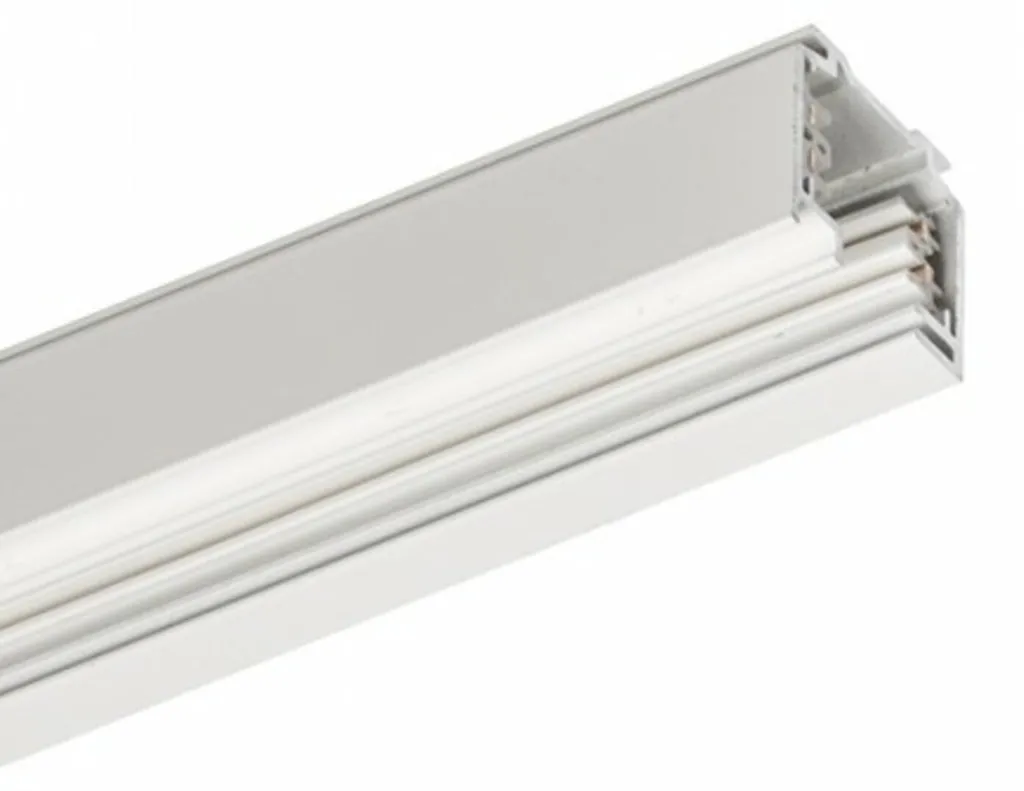 Rail triphasé blanc 3m RENDL EUTRAC R11303 multiprise 230V rigide