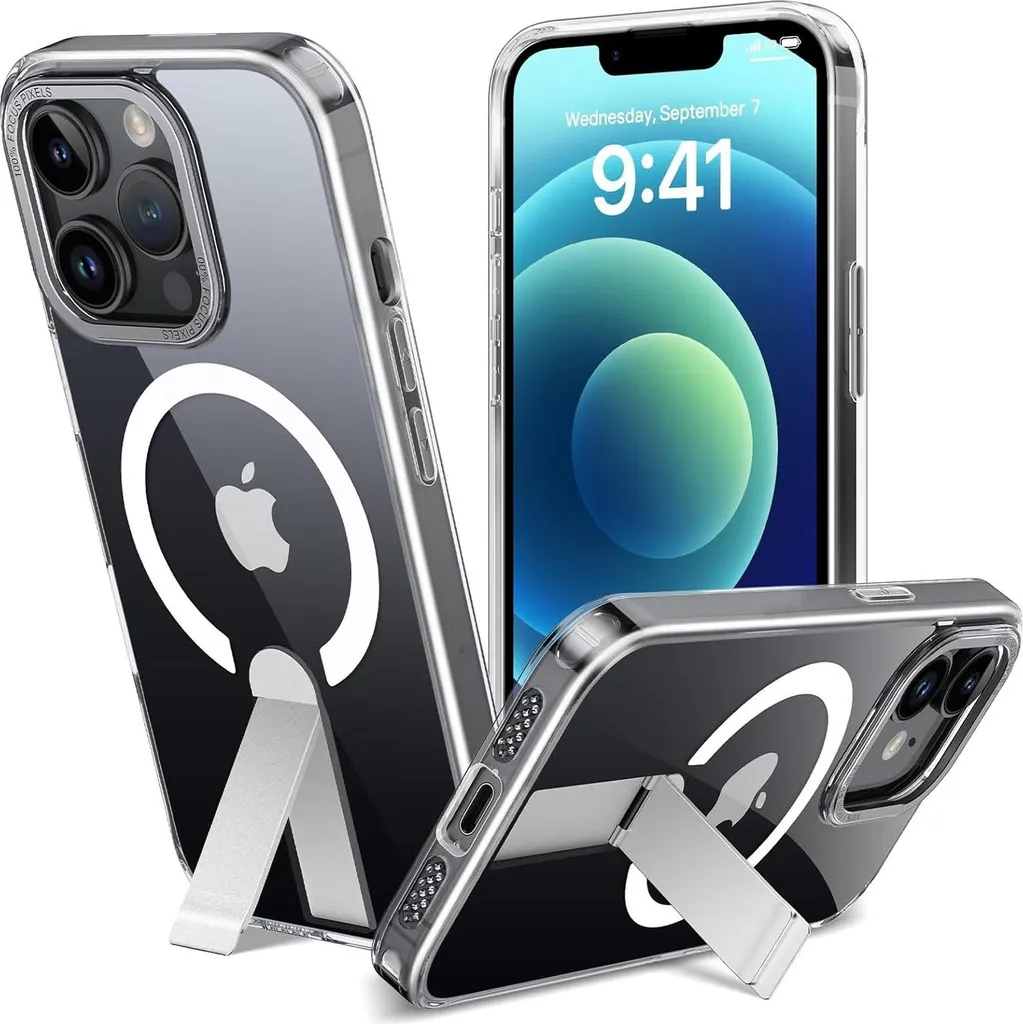 Custodia iPhone 12 Pro con Stand e MagSafe - Protezione Antiurto