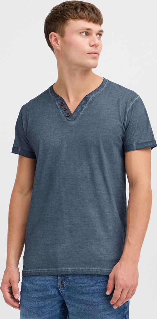 SOLID SDTino Herren T-Shirt Kurzarm Shirt mit V-Ausschnitt 100% Baumwolle Regular fit