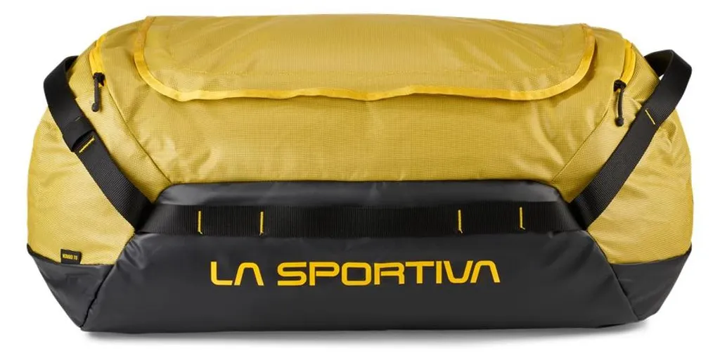 Sac de sport format XL Nomad 70 Duffel La Sportiva 70 L Jaune et Noir