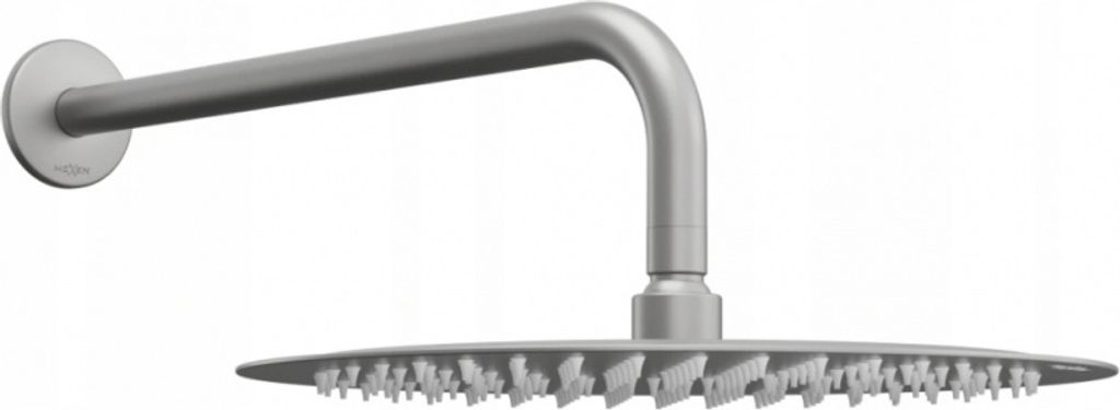 Mexen Slim Kopfbrause 25 cm mit Duscharm, Graphit - 79225211-66