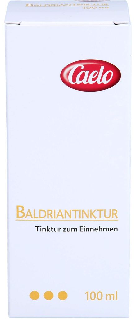 Caelo Baldriantinktur zur Beruhigung bei Einschlafstörungen, 100 ml Lösung
