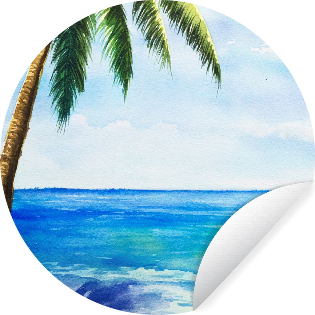 MuchoWow - Wand Kreis - Wand Bild - Foto Tapete - Selbstklebende - Wohnzimmerdekoration - Wand Dekoration - Kinderzimmer