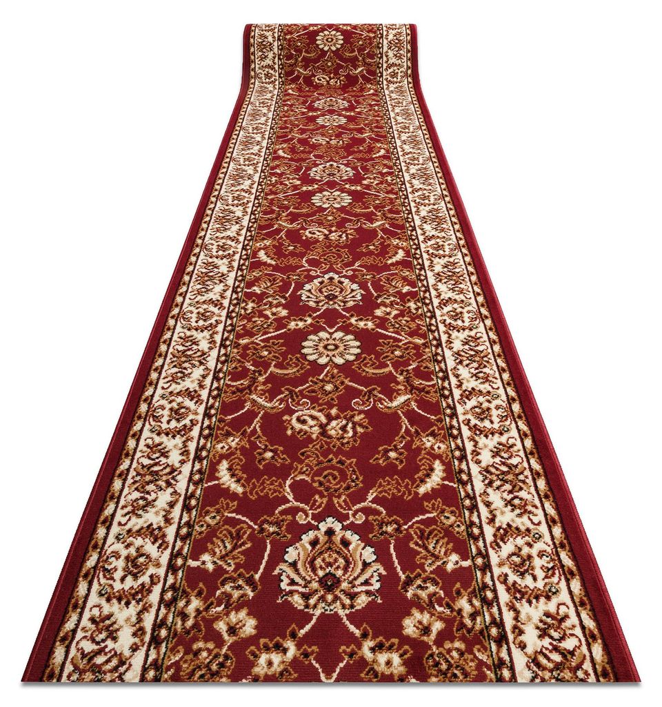 TAPIS DE COULOIR BCF MORAD Klasyk classique bordeaux 70 cm Image du produit 