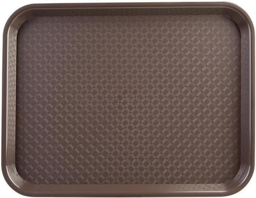 Olympia Kristallon Fast-Food-Tablett braun 41,5 x 30,5cm