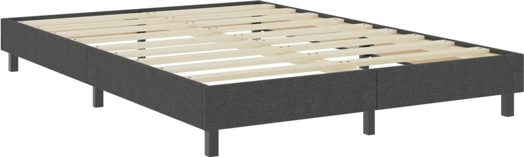 Cloris Designermöbel Boxspring-Bettgestell Grau Stoff 160x200cm - 2026Neu327704 - Klassische BettenJugendbett Tagesbett