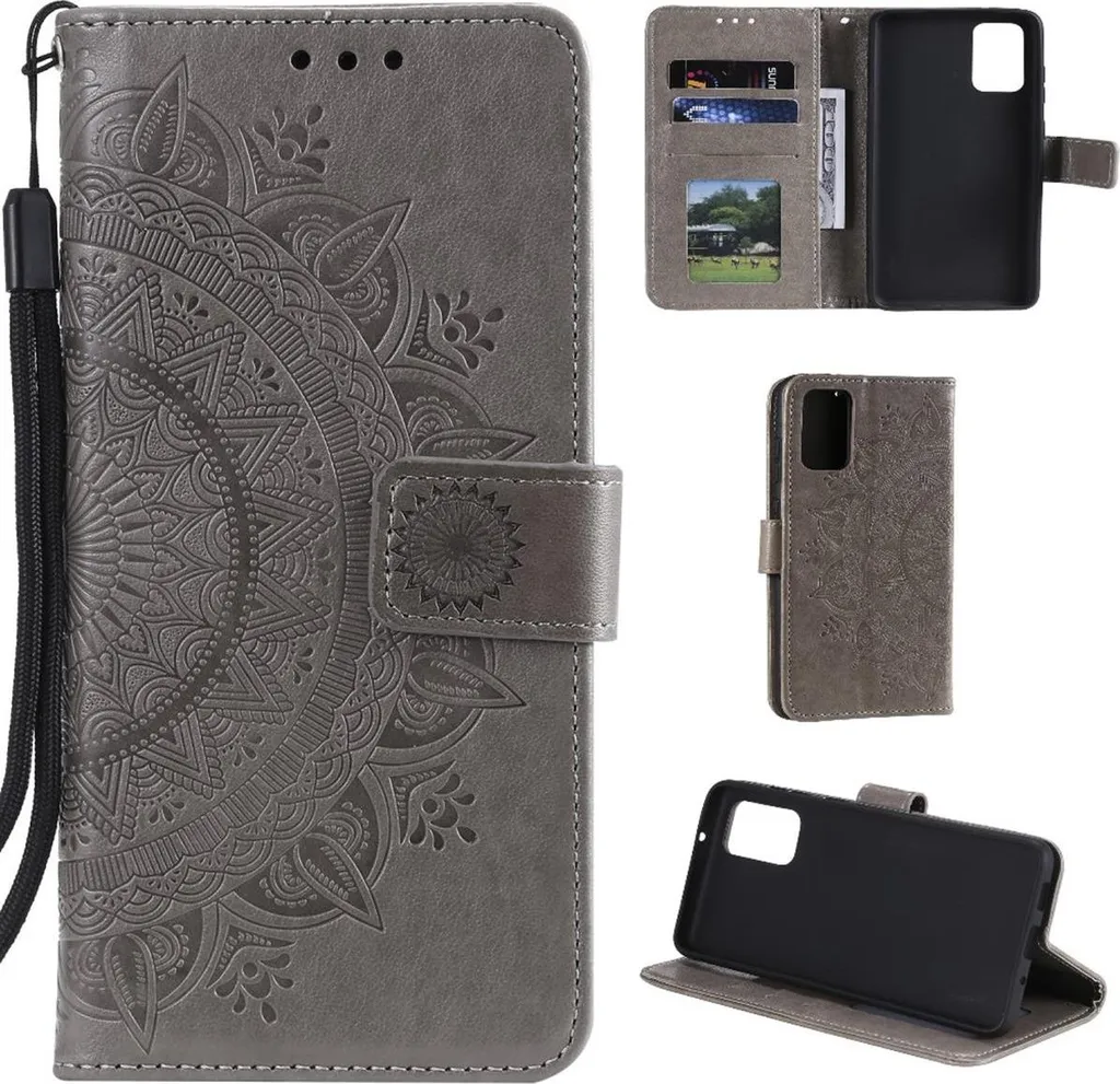 Cover Flip Samsung A41 Mandala - Custodia Cellulare Sottile in Similpelle