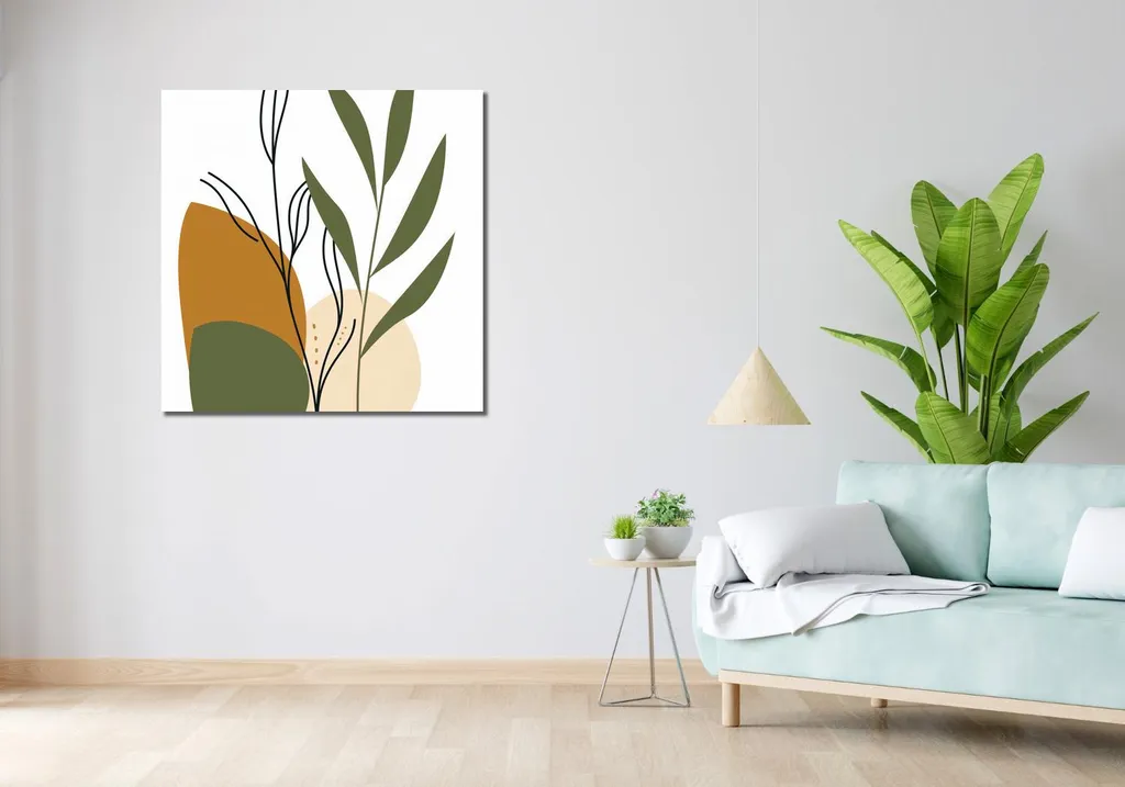 Toile Faune subtile 90x90 cm - Impression Haute Définition Grand Format - 2
