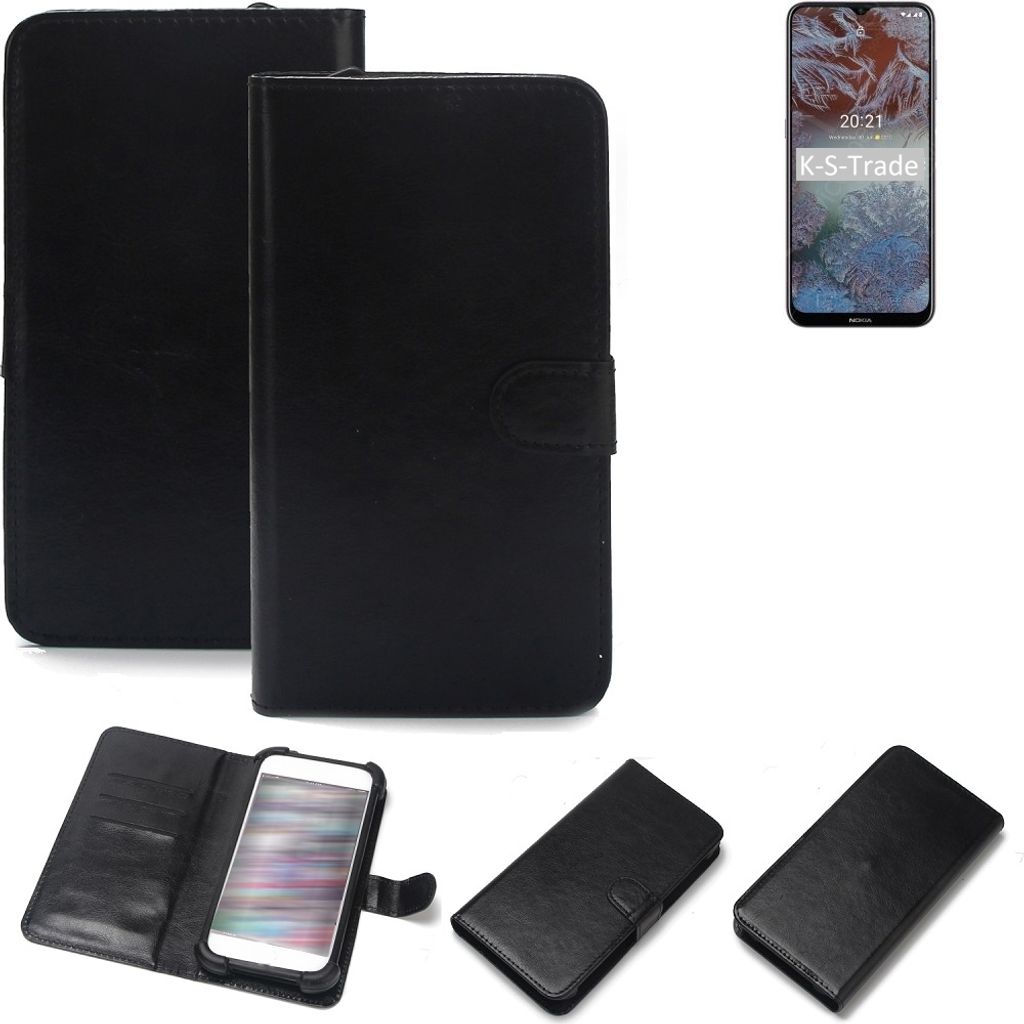 K-S-Trade Handyhülle Schutzhülle kompatibel mit Nokia G10 Handy Schutz Hülle Handyhülle Bumper schwarz 1x