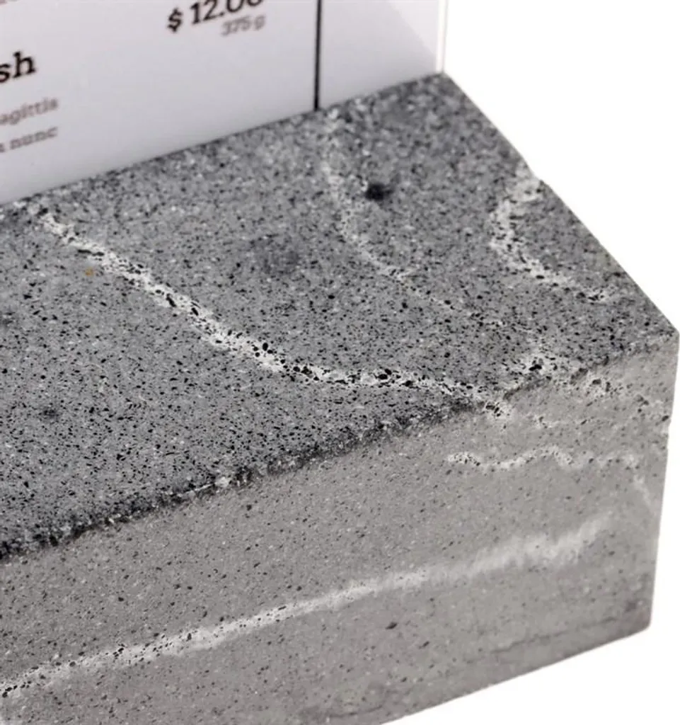 Porte-affiche A4 en polystone robuste - Finition anthracite mate design - 7