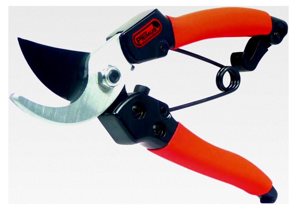 Gartenschere, Rosenschere, Rebschere, Damenschere, schwarz/orange, 17,7 x 4,8 x 1,6 cm