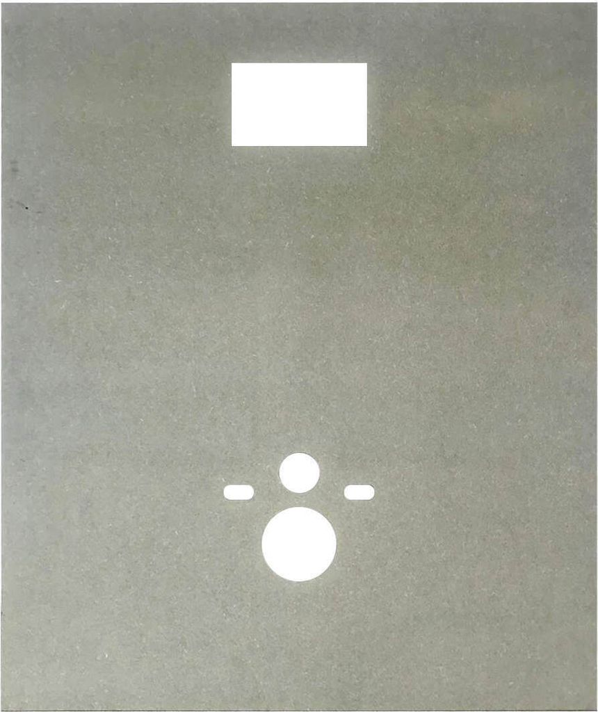 MDF Platte Hänge WC Vorwandplatte 1,2m x 1m x 15mm passend Produktbild 