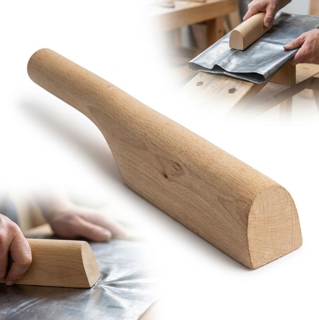 BLECHKLOPFER – Buchenholz-Blechklopfer LEAD DRESSER, 32 cm, aus Holz