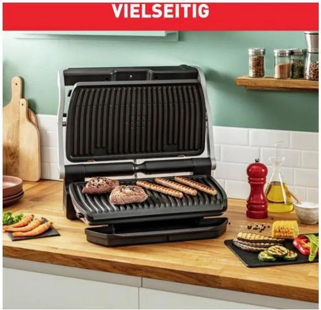 Tefal GC7128 Optigrill+ avec 6 Programmes de Cuisson et Mode Manuel - 6