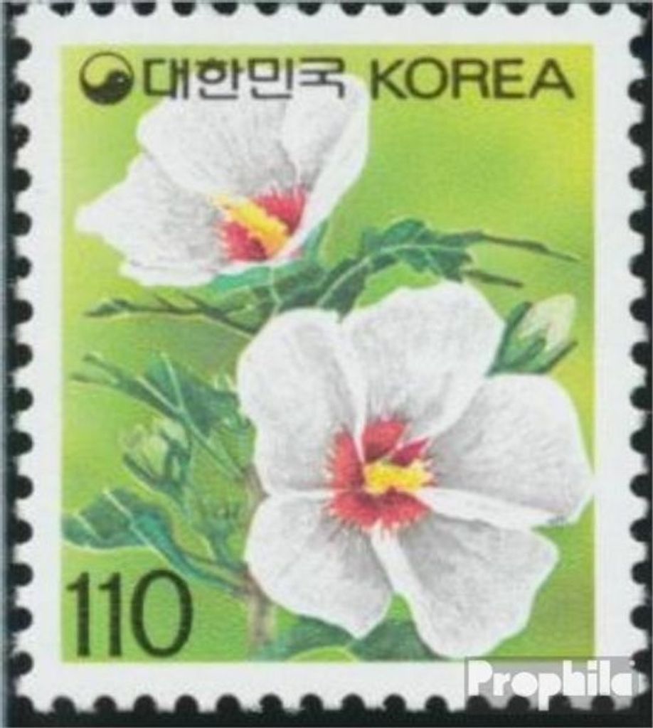 Briefmarken Süd-Korea 1993 Mi 1736A (kompl.Ausg.) postfrisch Rose von Sharon