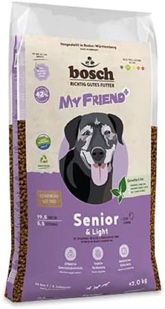 Bosch My Friend+ Dog Senior & Light, Hundetrockenfutter, 12