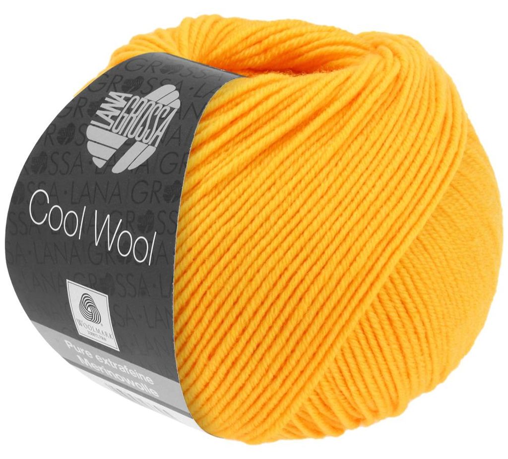 Lana Grossa - Cool Wool 2085 sonnengelb Produktbild 