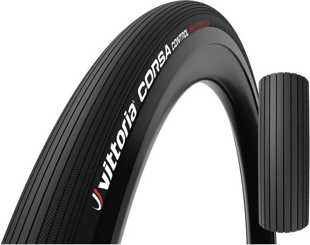 Pneu Vittoria Corsa Control 25-28 G2.0 Noir avec Carcasse Coton Renforcé