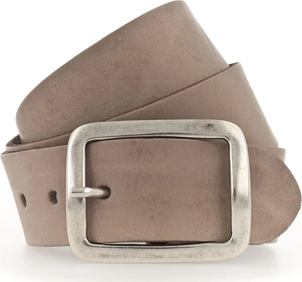 Vanzetti Cintura in Pelle 40mm W80 Grigio Taupe - Spedizione Express