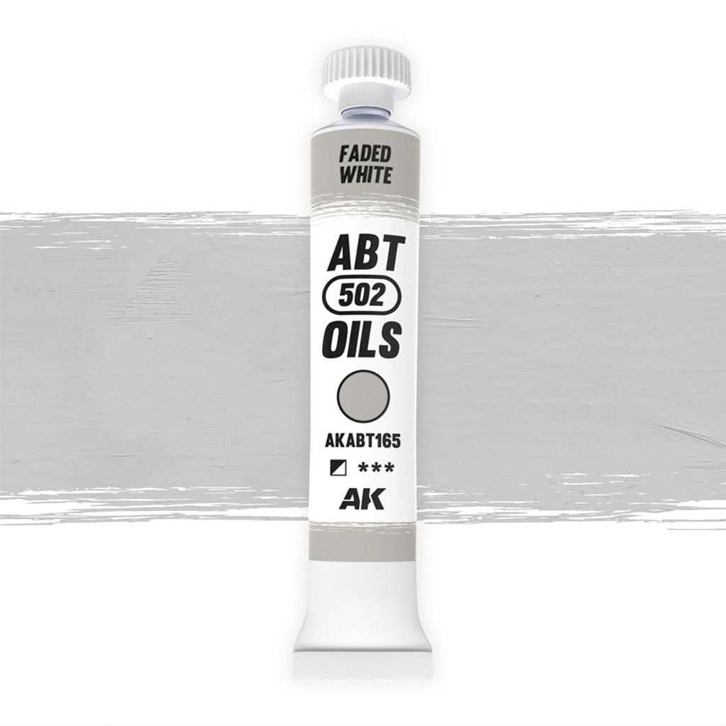 AK Interactive Oil Paints Faded white