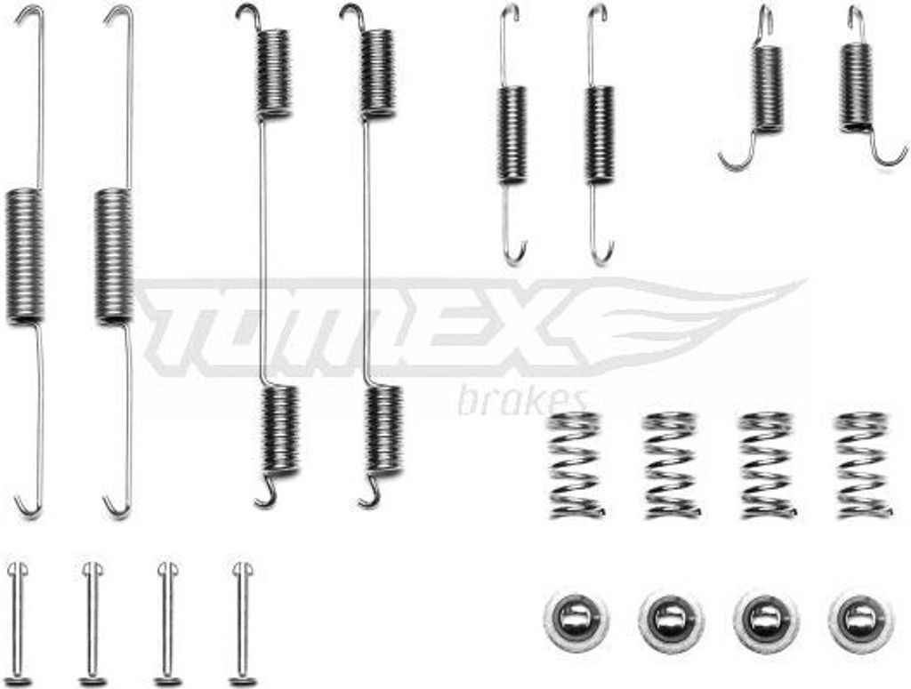 TOMEX brakes Zubehörsatz Bremsbacken TX 41-79 Hinten für KIA CARNIVAL II (GQ) 0,18kg