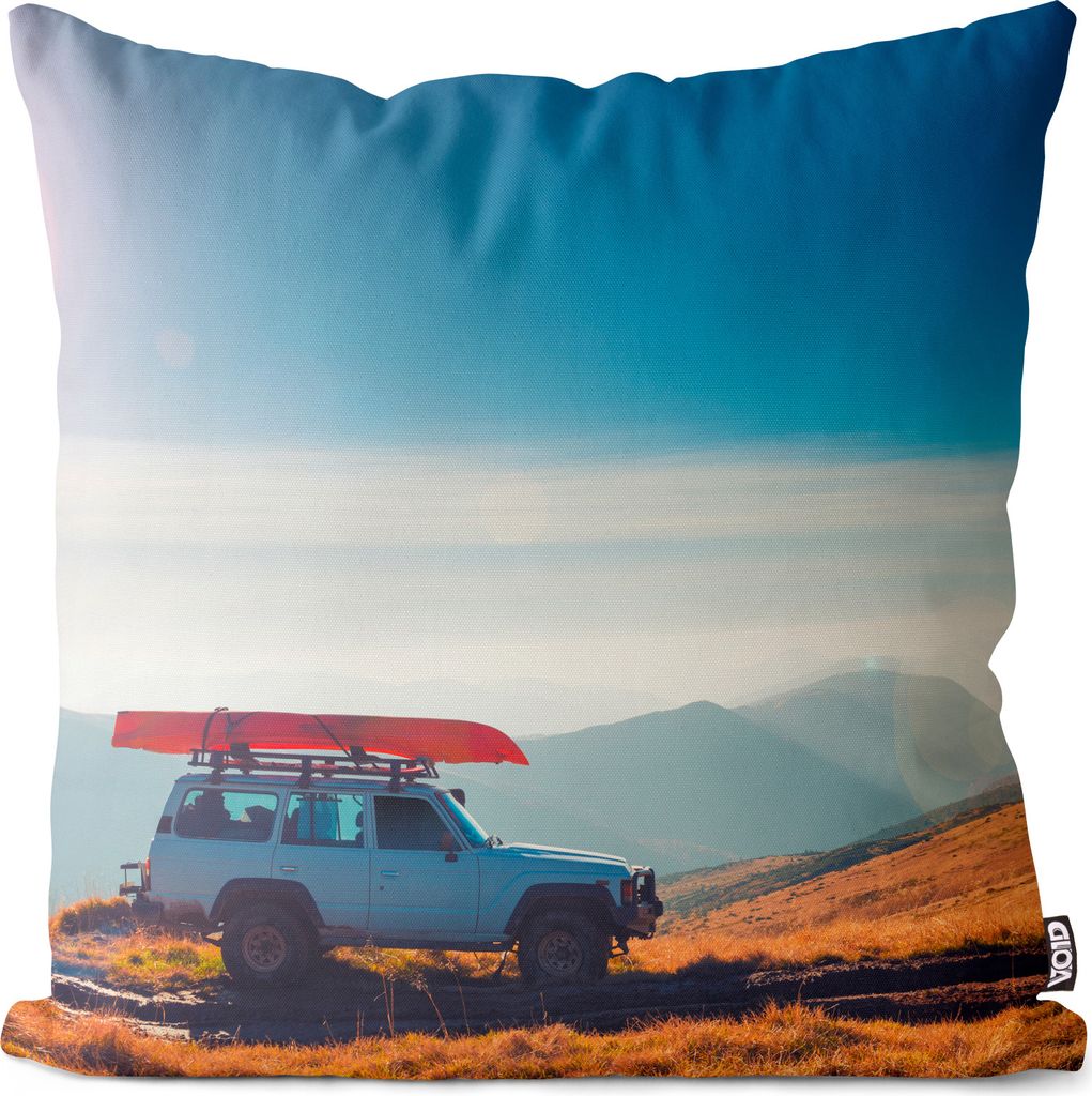 VOID Geländewagen Ausflug Urlaub Kissenbezug Kissenhülle Sofakissen Kissen Deko Outdoor-Kissen Dekokissen
