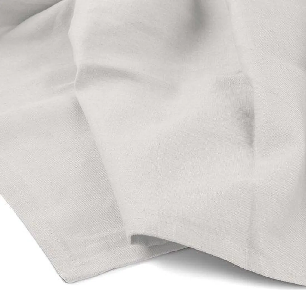 Nappe de table salon lin et coton Essence Sable WOW - 150x250cm - 5
