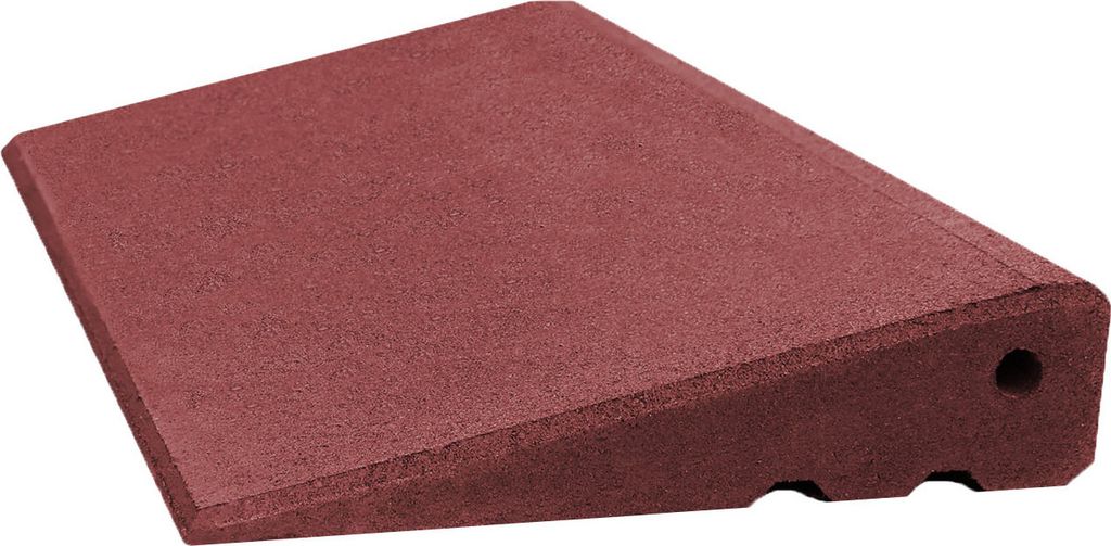 Bordsteinrampe Pro 65 mm hoch aus Gummigranulat Produktbild 