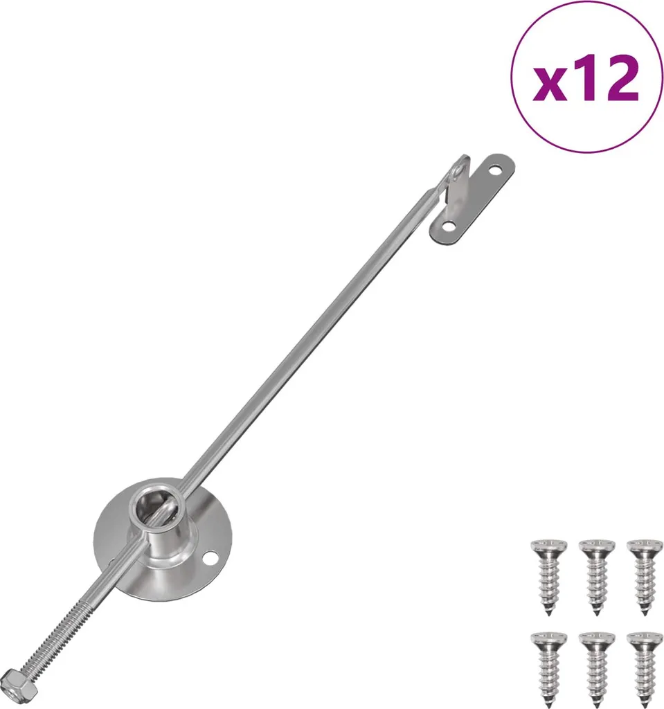 Offerta 12 Pezzi Molle a Gas SYFAX 190mm - Risparmio e Qualità Ferro