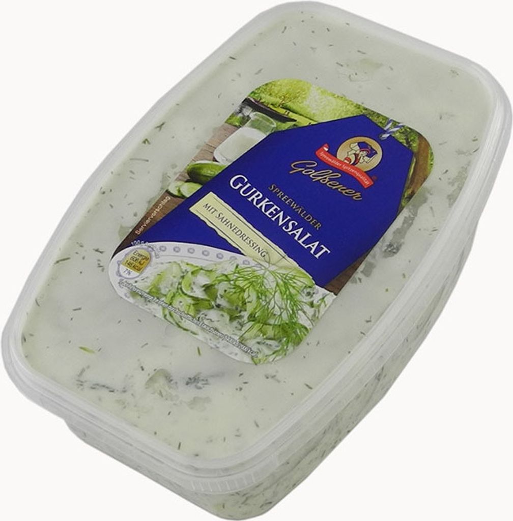 Spreewälder Gurkensalat in Sahnedressing von Golßener (500 g)