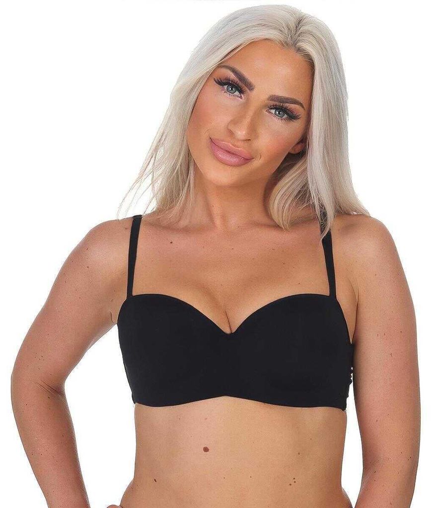 Damen BH mit abnehmbaren Trägern gepolsterten Cups,  Produktbild 
